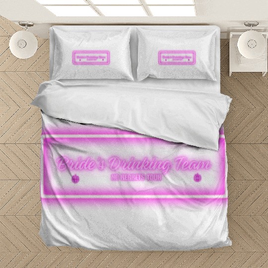 Bride's Drinking Team – No Regrets Tour Bedding Sets