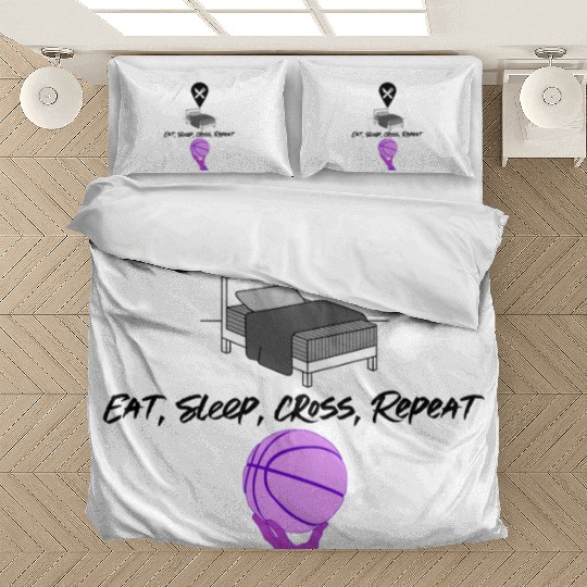 Eat, Sleep, Cross, Repeat Bedding Sets - Casual Unisex