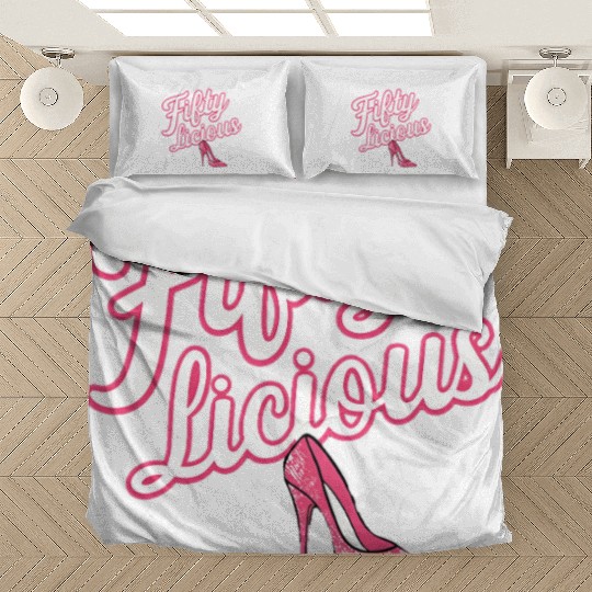 Fifty-licious Squad Matching 50th Birthday Bedding Sets