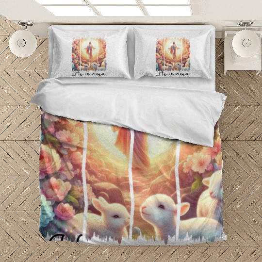 Easter Day Jesus He is risen Bedding Sets