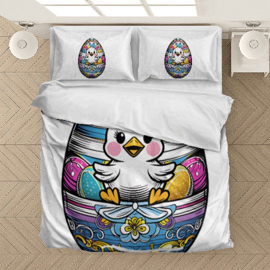 The Cute Easter egg Chick Bedding Sets