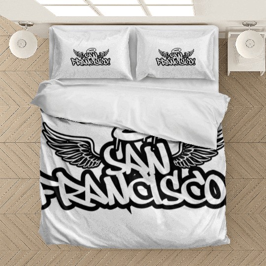 San Francisco Graffiti Wings Bedding Sets