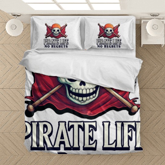 Pirate Life, No Regrets Bedding Sets