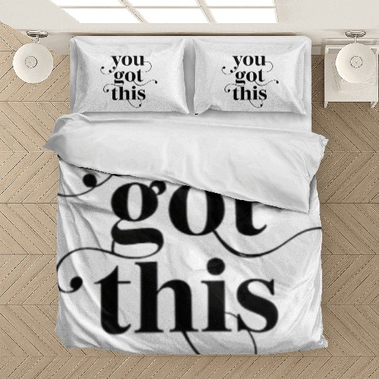 You Got This – Minimal Motivational Bedding Sets