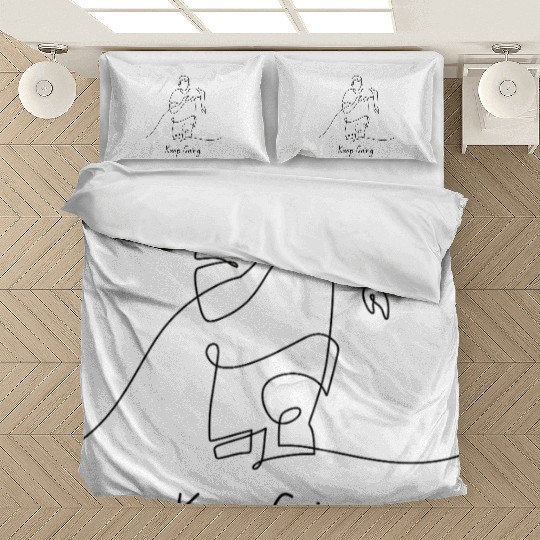 Keep Going – Never Stop Design Bedding Sets
