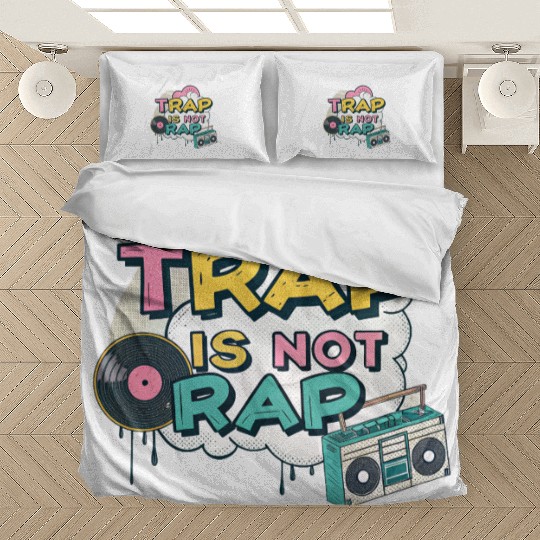 Trap Is Not Rap" Graffiti Hip-Hop Bedding Sets