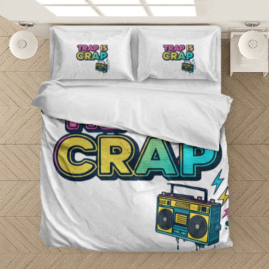 "Trap Is Crap" Graffiti Hip-Hop Bedding Sets