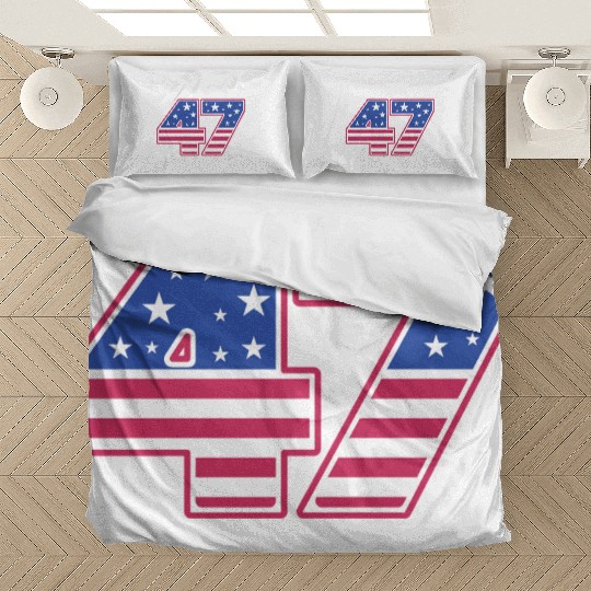 Number 47 in Stars and Stripes Bedding Sets
