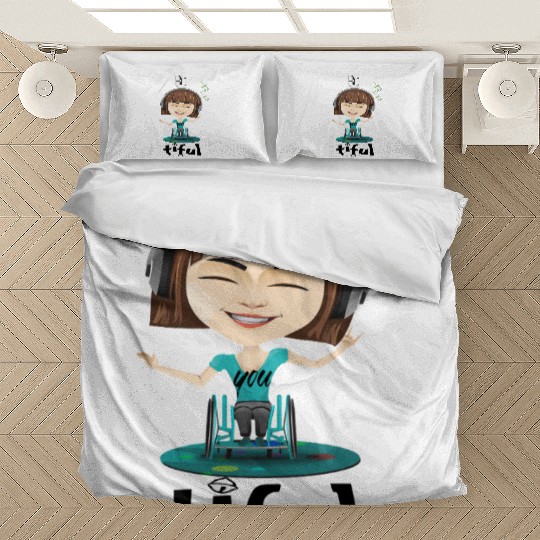 'Be-You-Tiful' Wheelchair Empowerment Bedding Sets