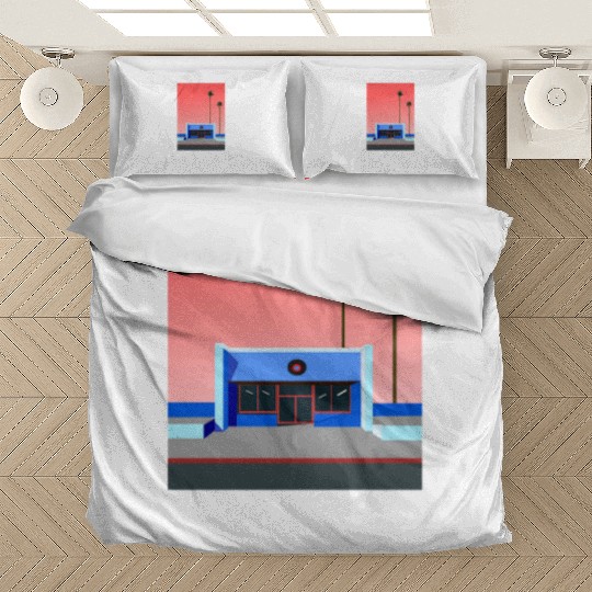 Retro Venice Beach California Bedding Sets