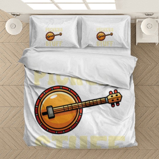 Banjo Pickers Never Fret the Small Stuff - Music Bedding Sets