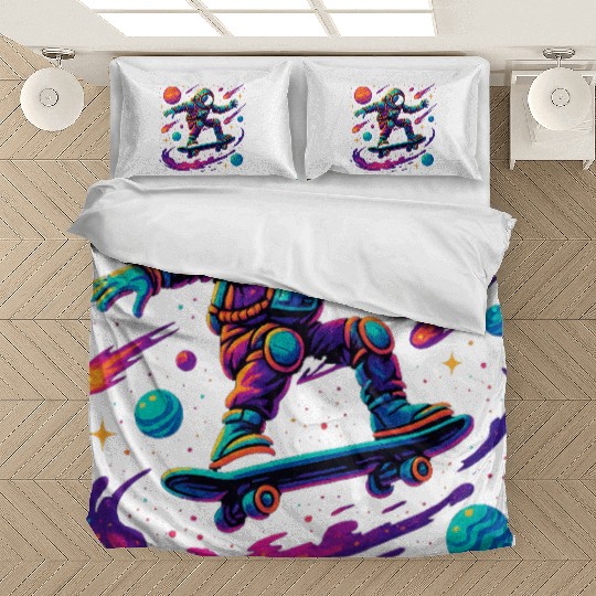 Defying Gravity - Space Skater Bedding Sets