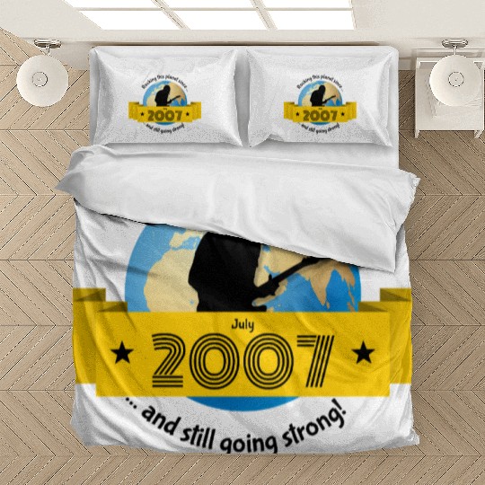 18th birthday Rocking this planet since 07/2007 Bedding Sets