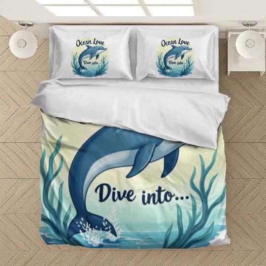 Playful dolphins Bedding Sets