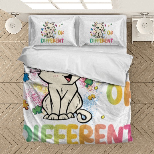 Support Autistic Adults Kids Autism Different Cat Bedding Sets