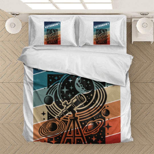 Astronomy Retro Style Bedding Sets