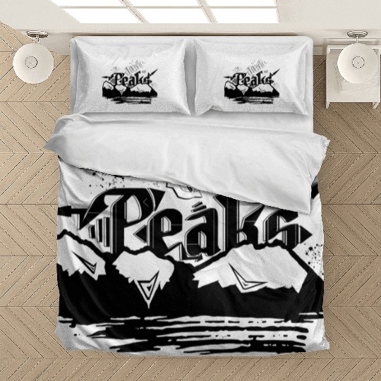 Just Peaks (Mountain Graffiti Street Art) Bedding Sets