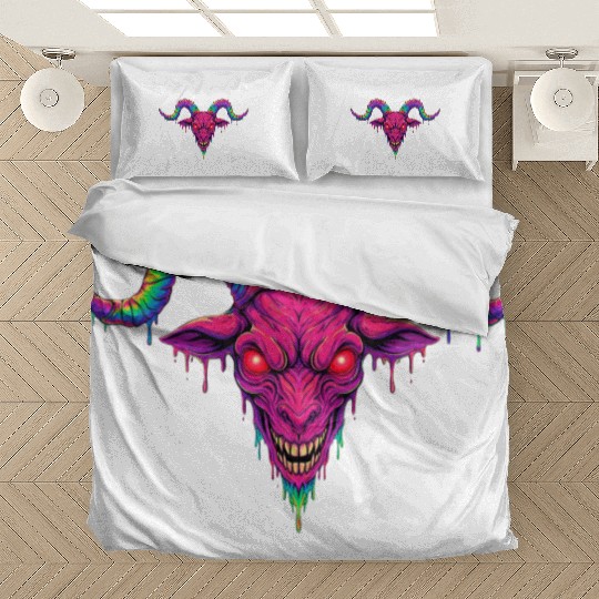 Melting Psychedelic Demon Bedding Sets