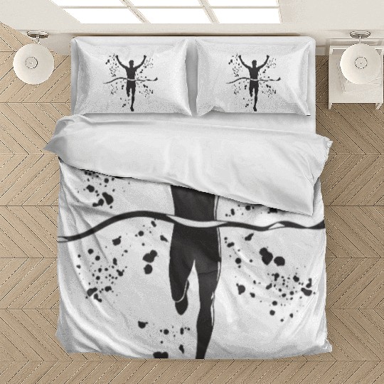 Marathoner Running Finisher Marathon Bedding Sets