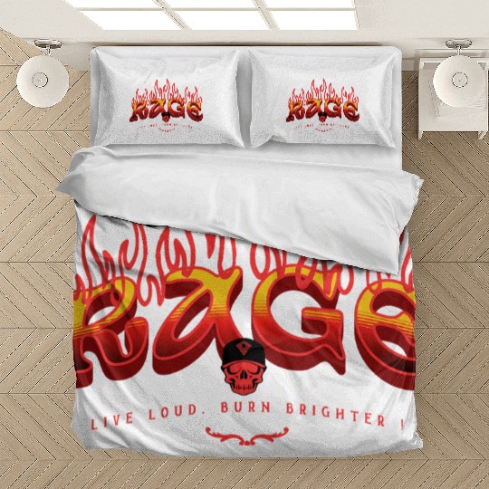 RAGE – Live Loud. Burn Brighter! Bedding Sets