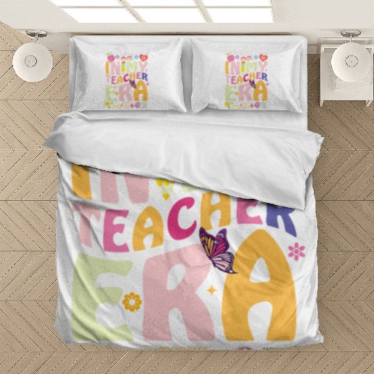 In My Teacher Era Back to School Bedding Sets
