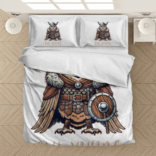 Owl Viking - The Winged Warrior Bedding Sets