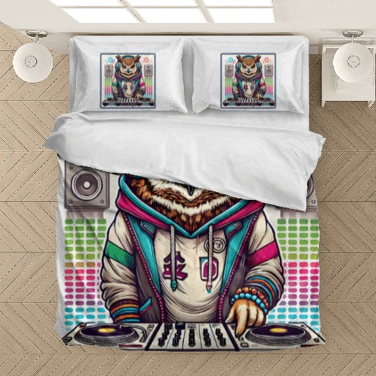 Owl DJ Design Bedding Sets