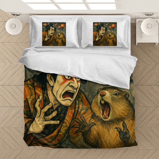 Kabuki Showdown – The Ultimate Scream-Off Bedding Sets