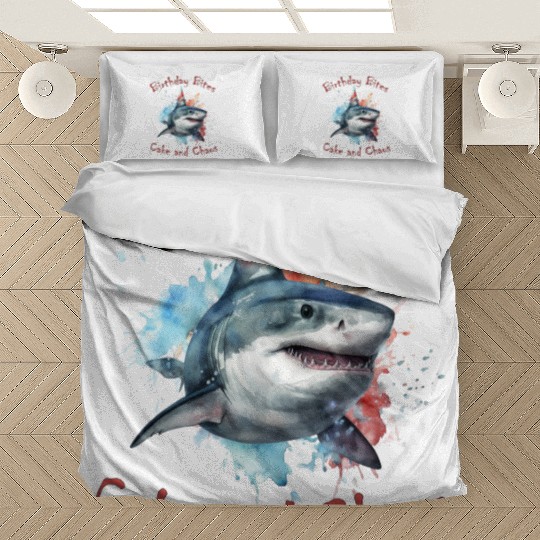 Birthday Party Shark: Whimsical and Fun Bedding Sets