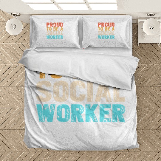 School Social Worker School Class Bedding Sets