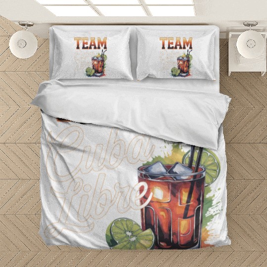Cocktail Bartender Team Cuba Libre Bedding Sets