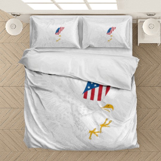 Proud To Be American Eagle Flag Bedding Sets