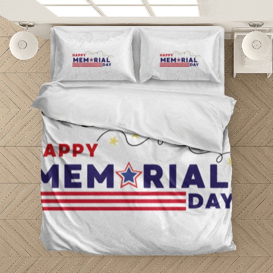 Happy Memorial Day – USA Star & Stripes Design Bedding Sets
