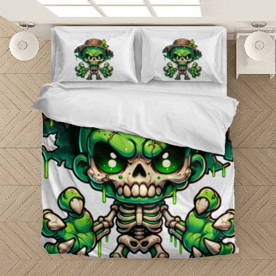 Swamp Skeleton Mutant – Creepy Plant Monster Bedding Sets