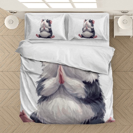Prayerful Guinea Pig Animal Zen Bedding Sets
