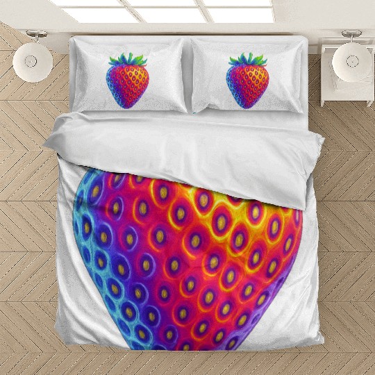 Neon strawberry Bedding Sets