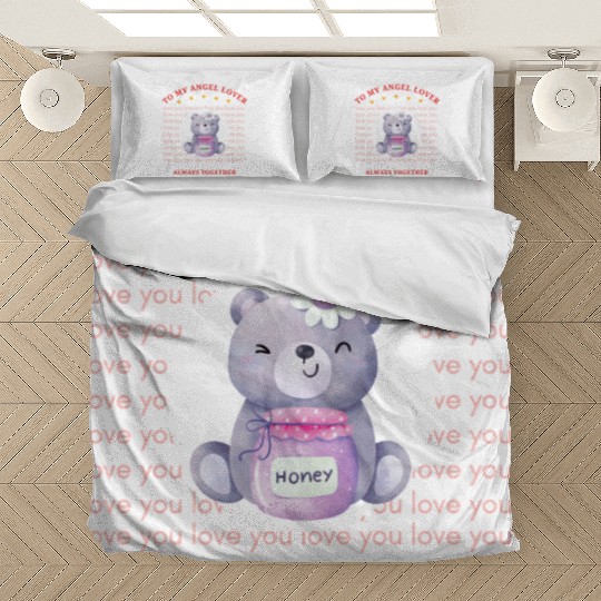 Angel Lover | Cute Bear Love Bedding Sets