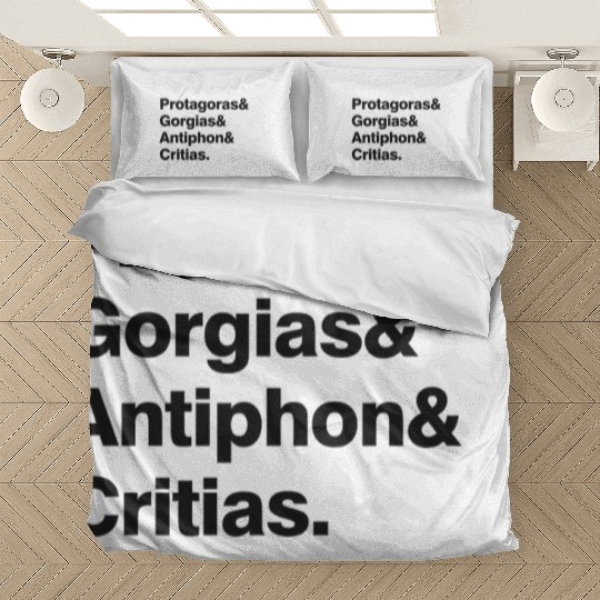 The Sophist Quartet – Minimalist Philosophy Design Bedding Sets