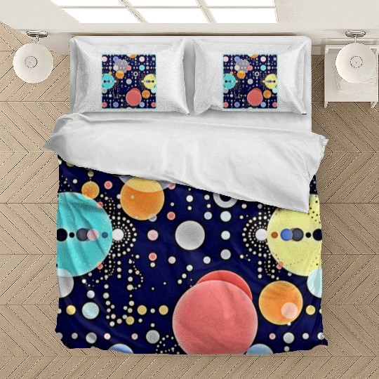 Joyful Bubble Universe Vision Bedding Sets