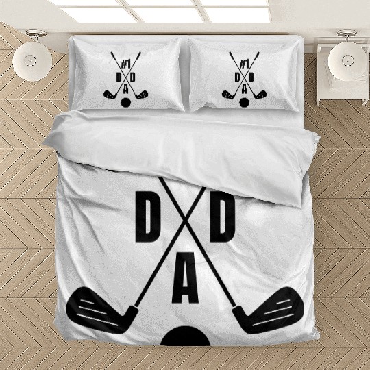 Father's Day Golf #1 DAD Bedding Sets