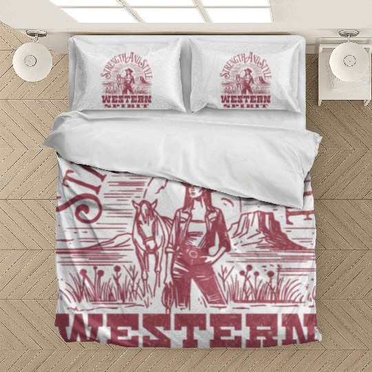 Cowgirl Strength & Style – Western Spirit Bedding Sets