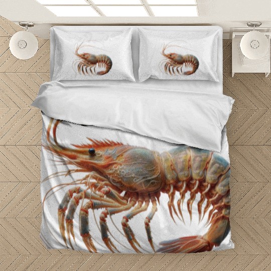 Ocean Elegance : The Grace of a Shrimp Bedding Sets