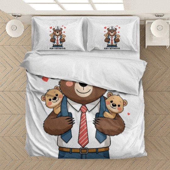 Bear Dad – Beary Best Dad Ever Bedding Sets