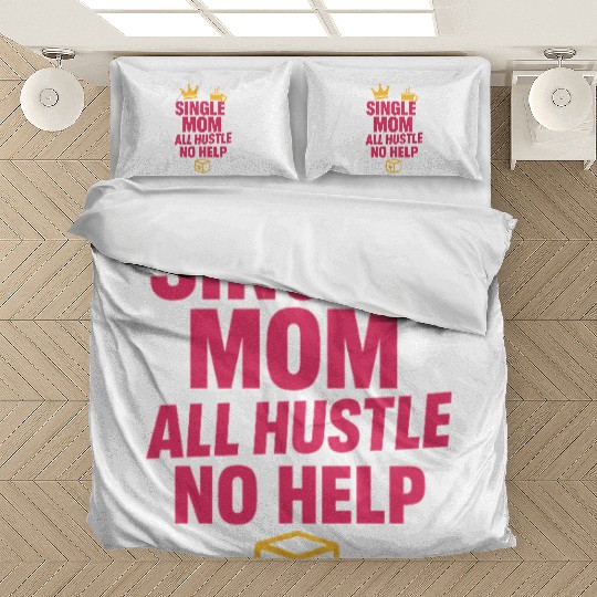 Single Mom Life Chaos Coordinator Wine Coffee Bedding Sets