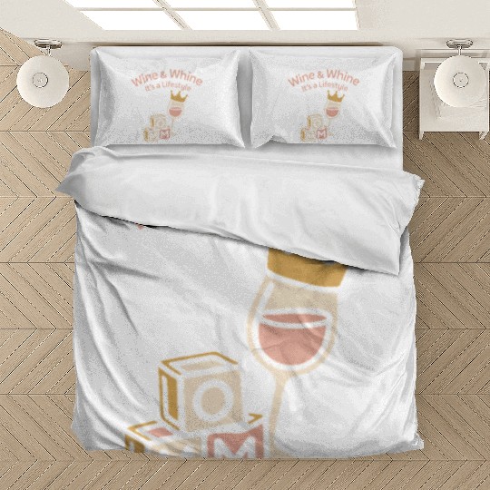 Single Mom Life Chaos Coordinator Wine Coffee Bedding Sets