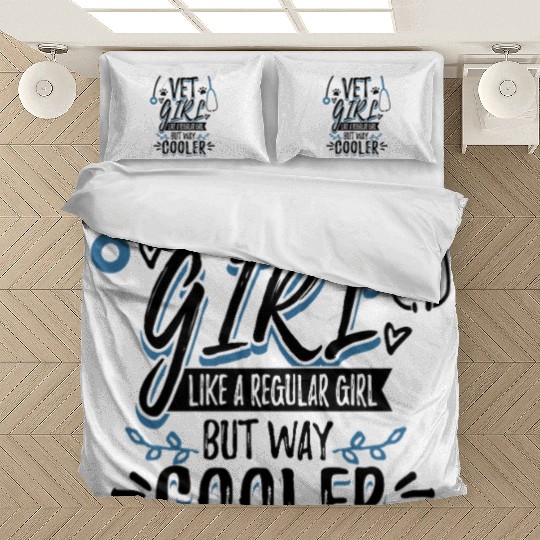Cool Vet Girl Gift For Veterinary Technicians Bedding Sets