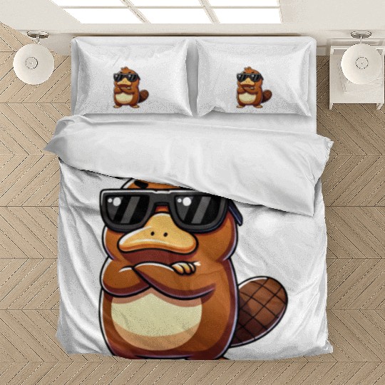 Funny Team Platypus Respect The Platypus Cool Bedding Sets