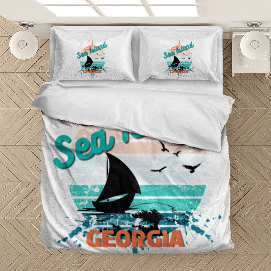 Seaside Serenity Georgia Graphic Bedding Sets