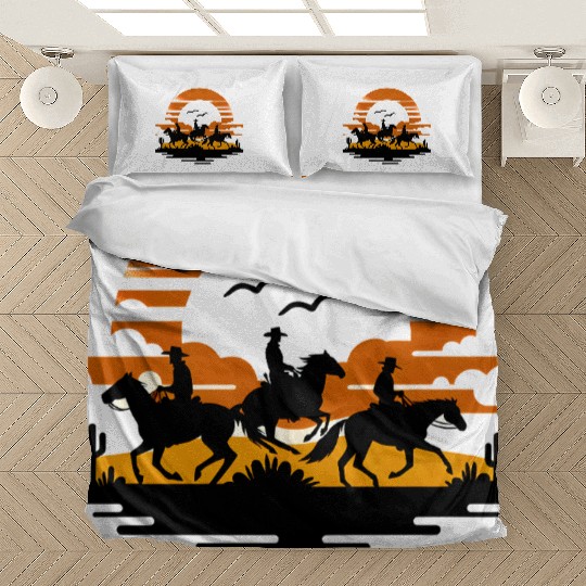 Western Riders at Sunset Bedding Sets
