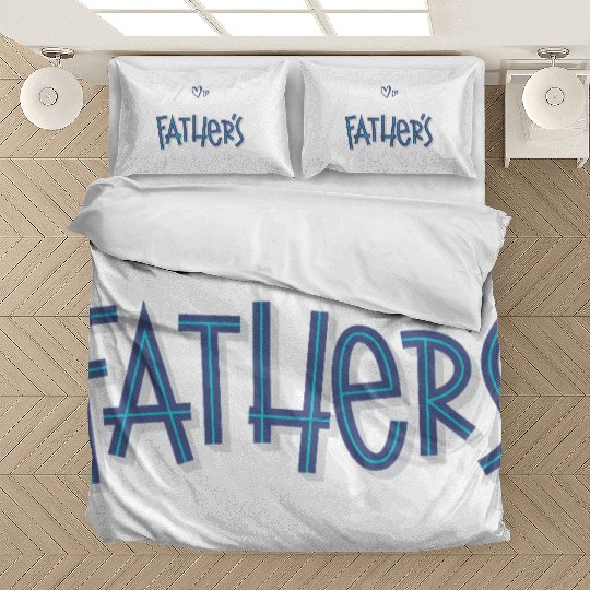 Happy Father's Day Handwritten Design Bedding Sets
